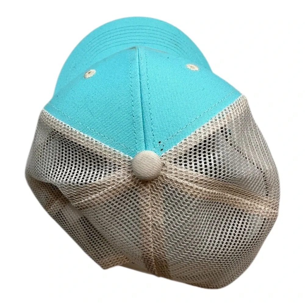 Turquoise San Francisco California Bridge‎ Mesh Trucker Hat One Size Fits All